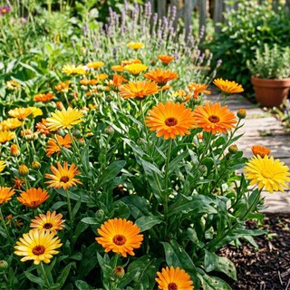9. Ringblomst (Calendula officinalis) Sommerblomst